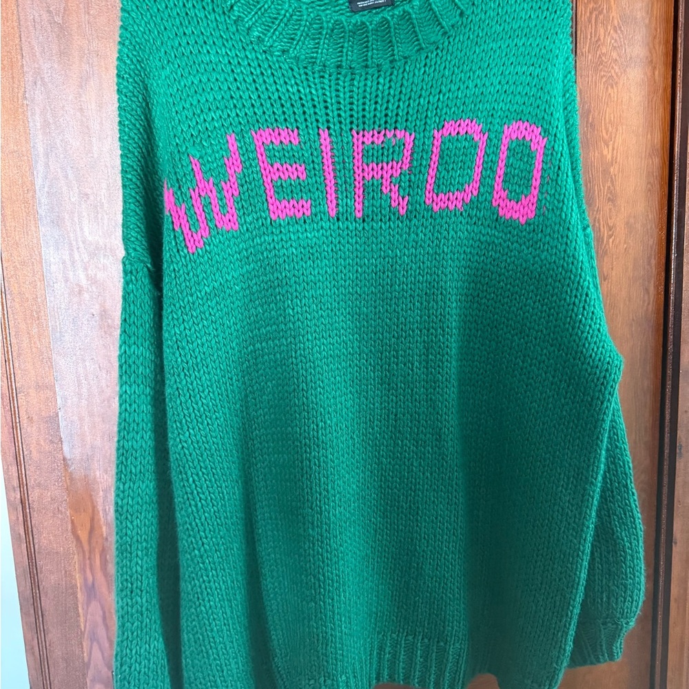 Lala Green Knit Sweater